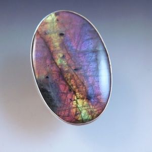 Patrician art labradorite ring size 10